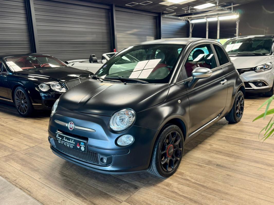 FIAT 500 - 1.2I 69CH S&S BLACK MAT (2011)